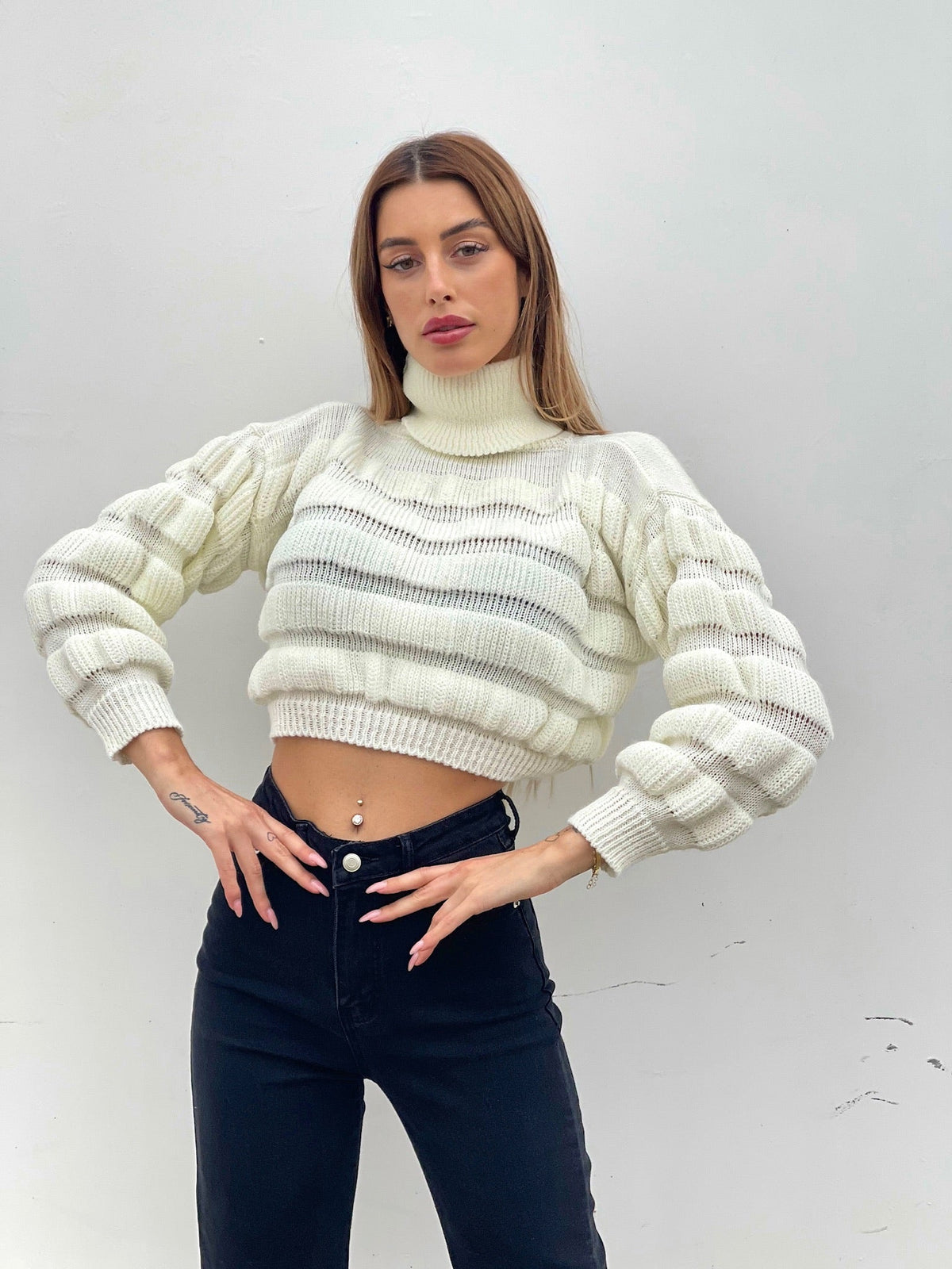 Maglione Rebel Bianco