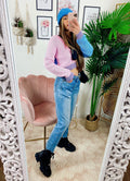 Jeans Levi’s Vintage a caramella con spacco medio scuro