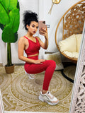 Set tuta sportiva colours rossa