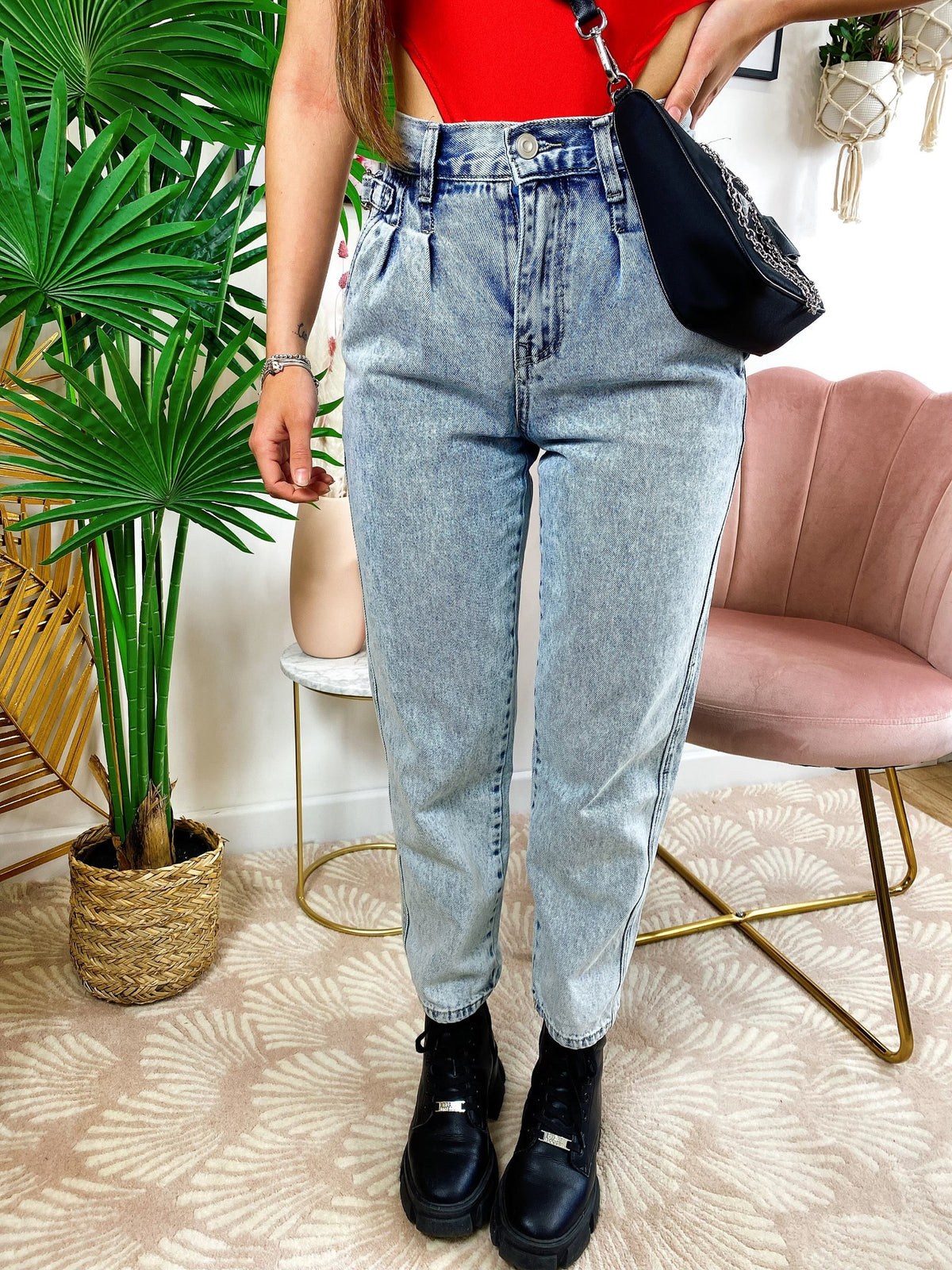 Jeans manfit bagno chiaro