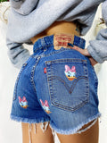 Short Levi’s Vintage con stampa Paperina senza strappi