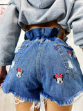 Short Levi’s Vintage con stampa topolina bagno medio