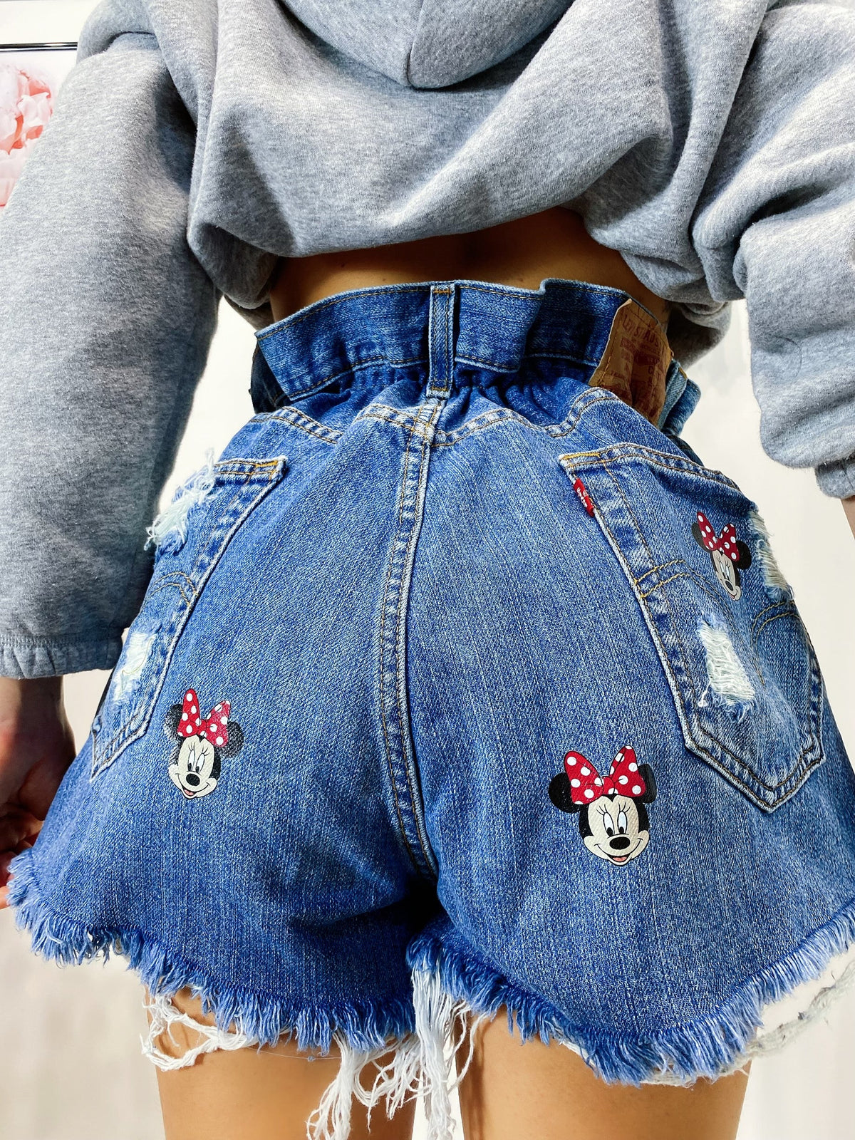 Short Levi’s Vintage con stampa topolina bagno medio