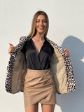 Giacca maculata beige