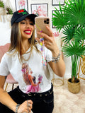 T-shirt con stampa Donna