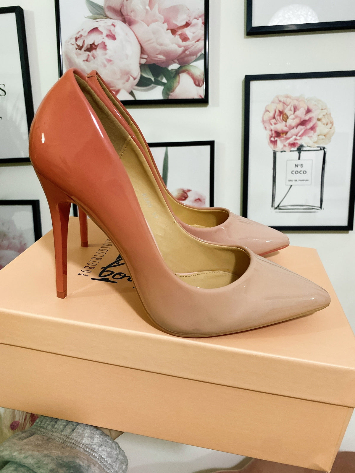 Tacco basic sfumato Pink