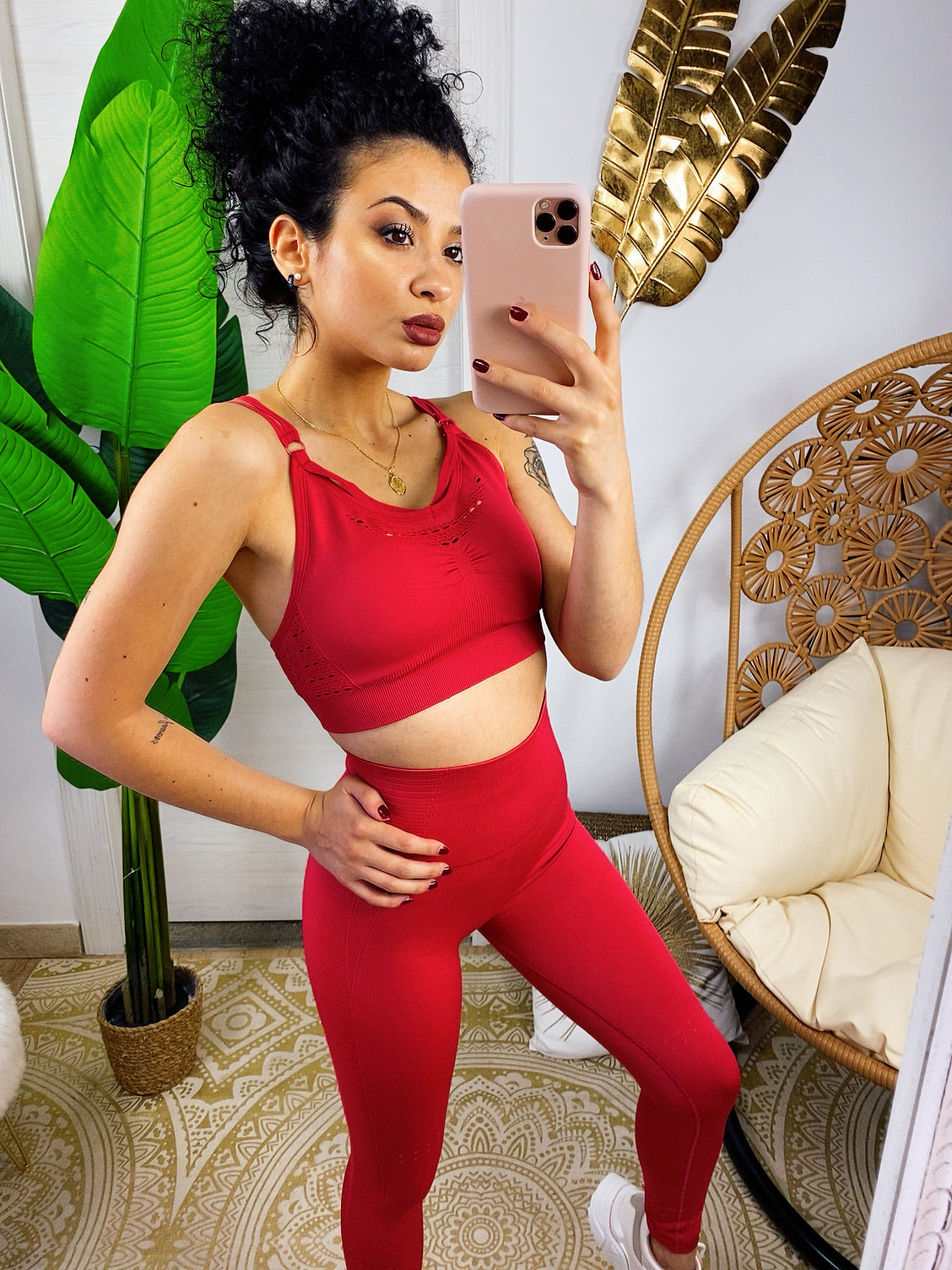 Set tuta sportiva colours rossa