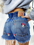 Short Levi’s Vintage stampa topolina senza strappi