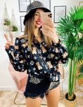 Short Nero con Borchie