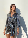Abito glam night silver
