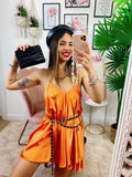 Abito con catenina Arancio