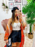 Kimono etnico Orange