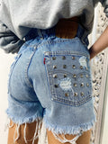 Short Levi’s Vintage bagno medio con borchie