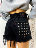 Short Levi’s Vintage con Borchie Nero