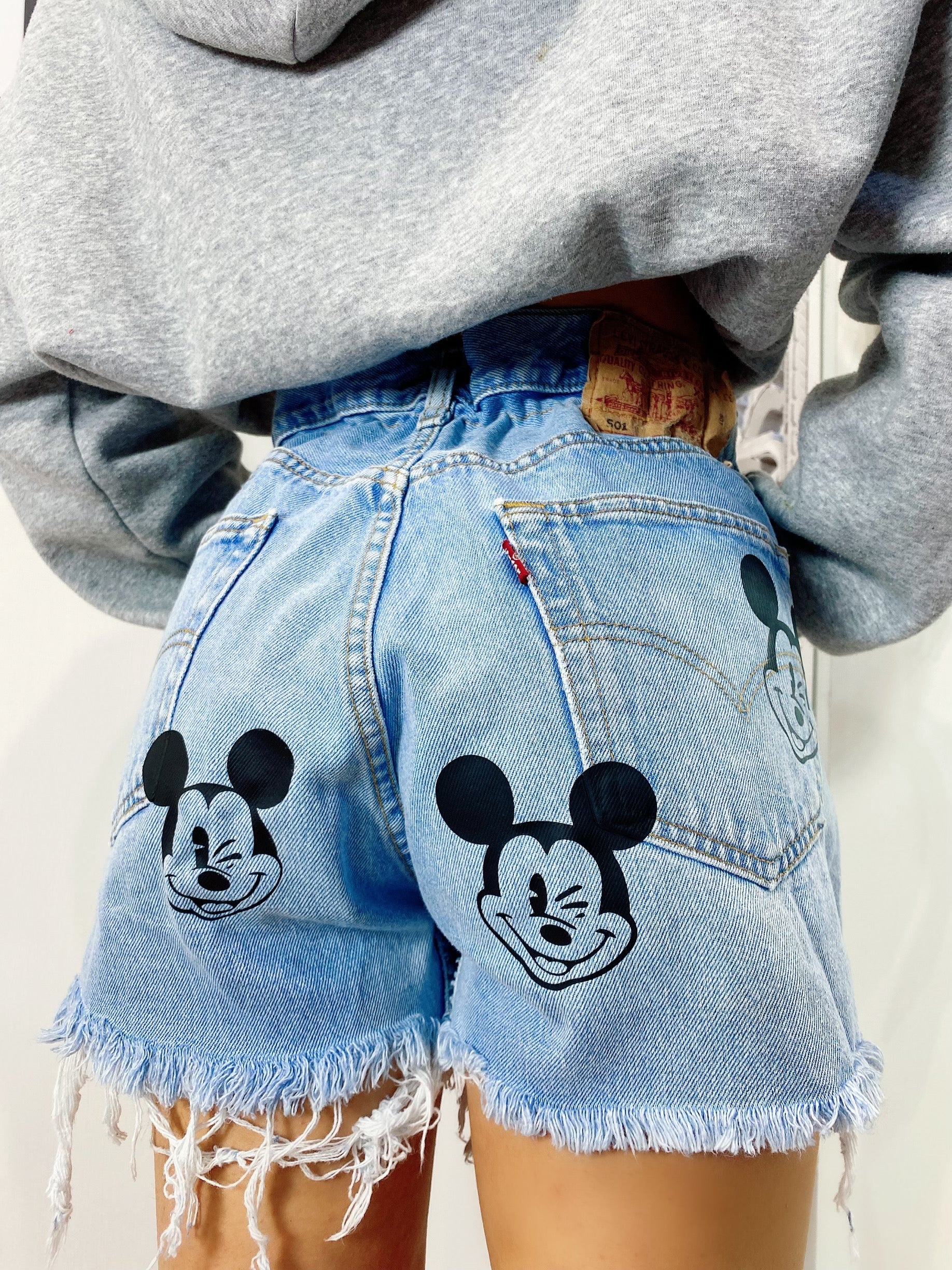 Short Levi’s Vintage bagno chiaro con stampe