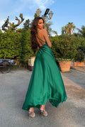 Afrodite con paillettes verde smeraldo