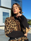 Cardigan animalier