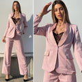 Completo giacca e pantalone cipria