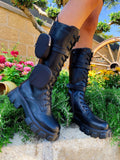 Biker Black alto con marsupi