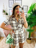 Tutina Check Beige