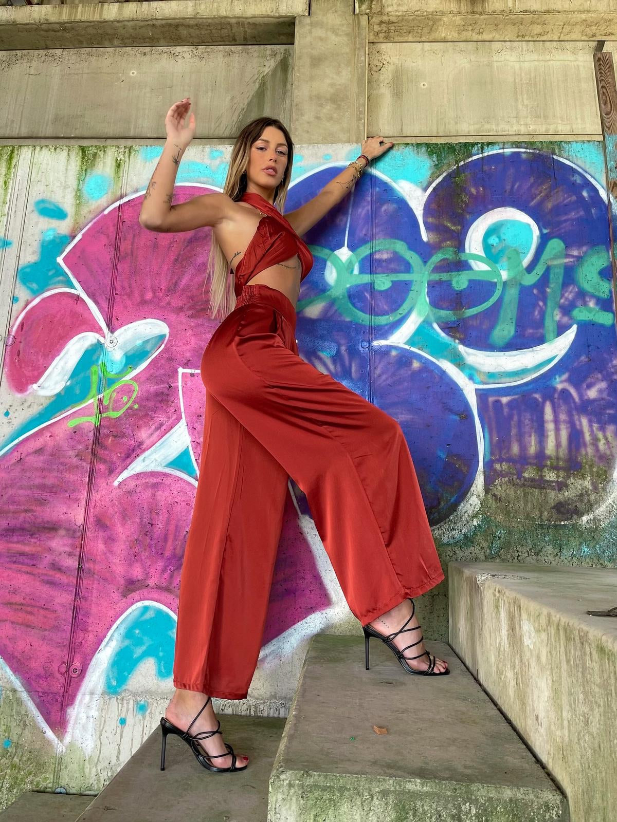 Completo influencer Pantalone e Top