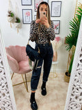 Jeans Boyfriend Grigio/Nero