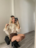 Gonna leopardata brown