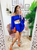 Completo due pezzi Blu