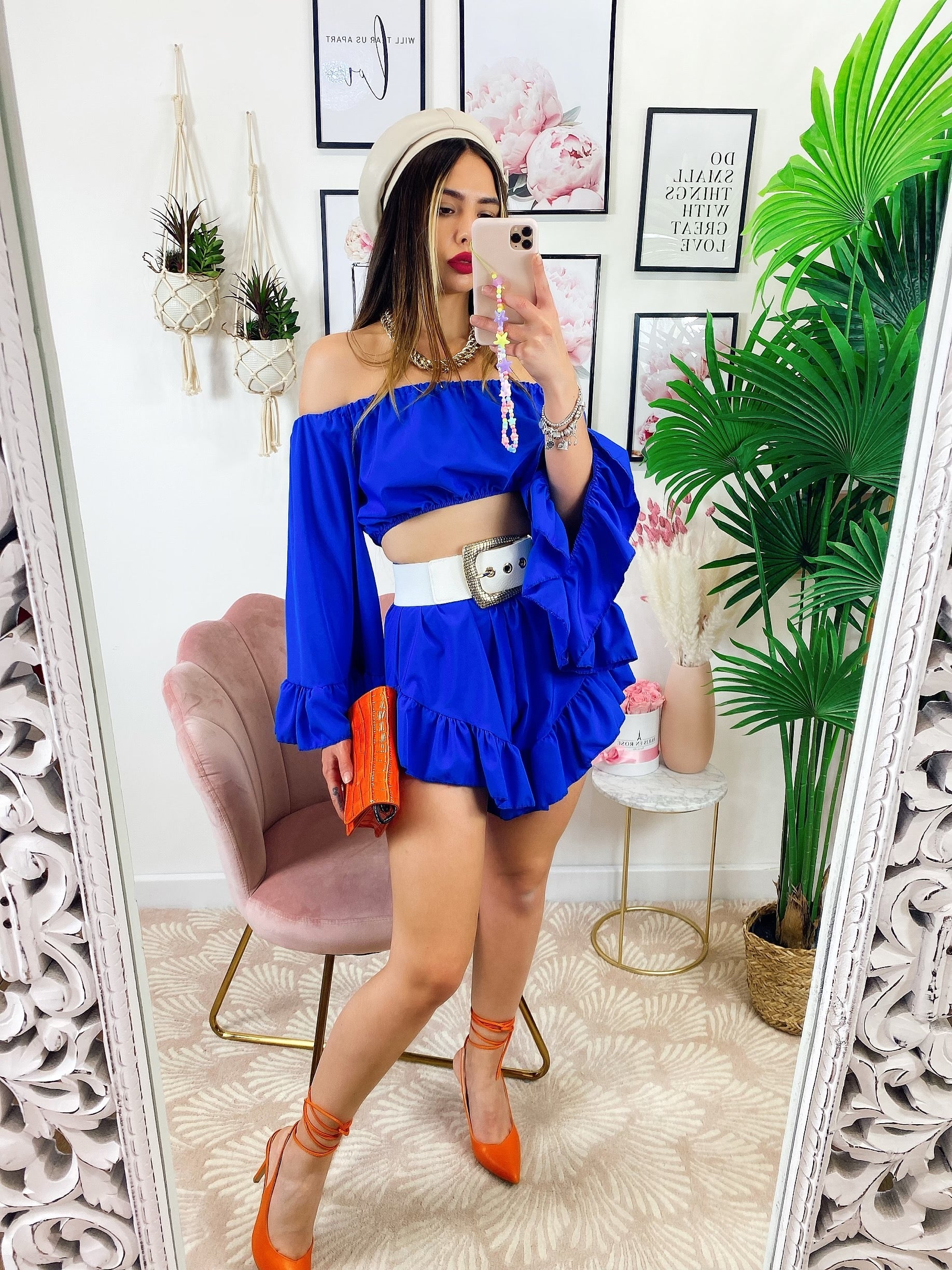 Completo due pezzi Blu