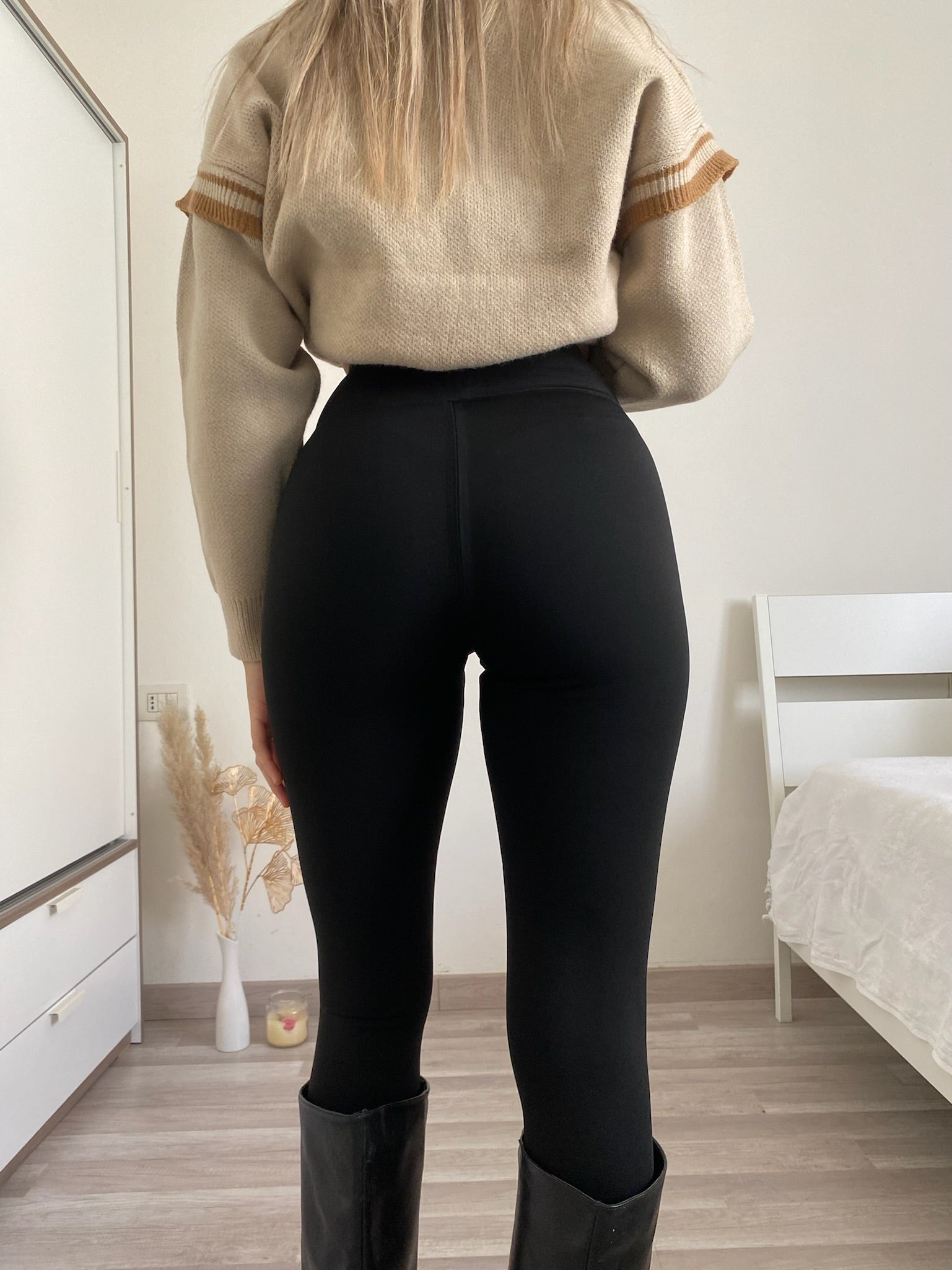 Leggins termico nero