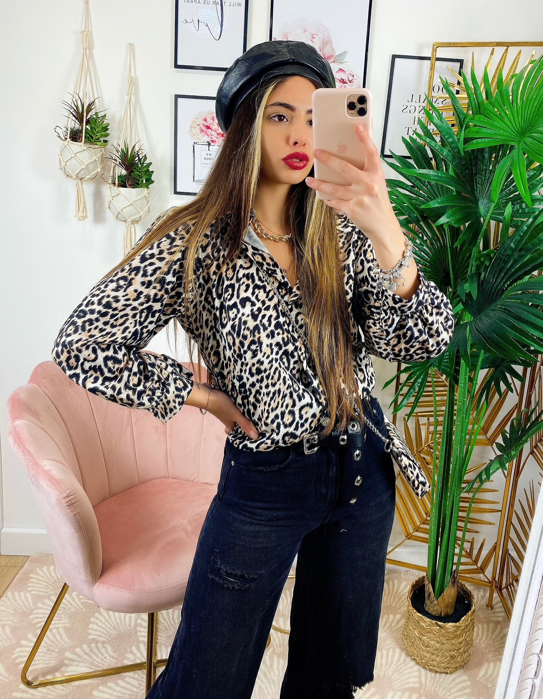 Camicia Maculata con borsetta