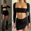 Completo top e gonna