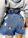 Short Levi’s Vintage con stampa topolina bagno medio