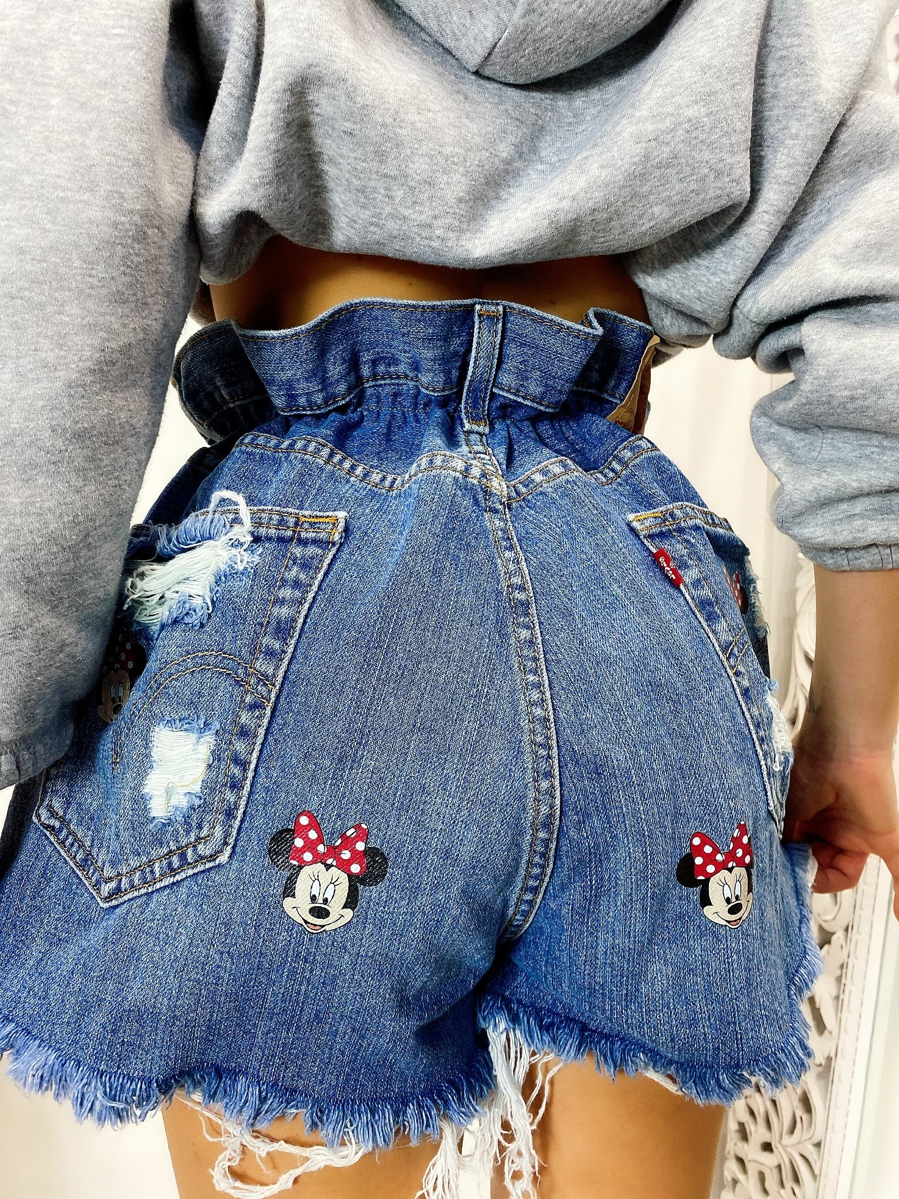 Short Levi’s Vintage con stampa topolina bagno medio