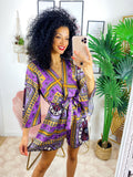 Tutina a kimono lilla