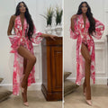 Body con kimono e cintura