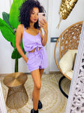 Completo casual top e short