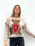 Maglione Teddy Soft Camel