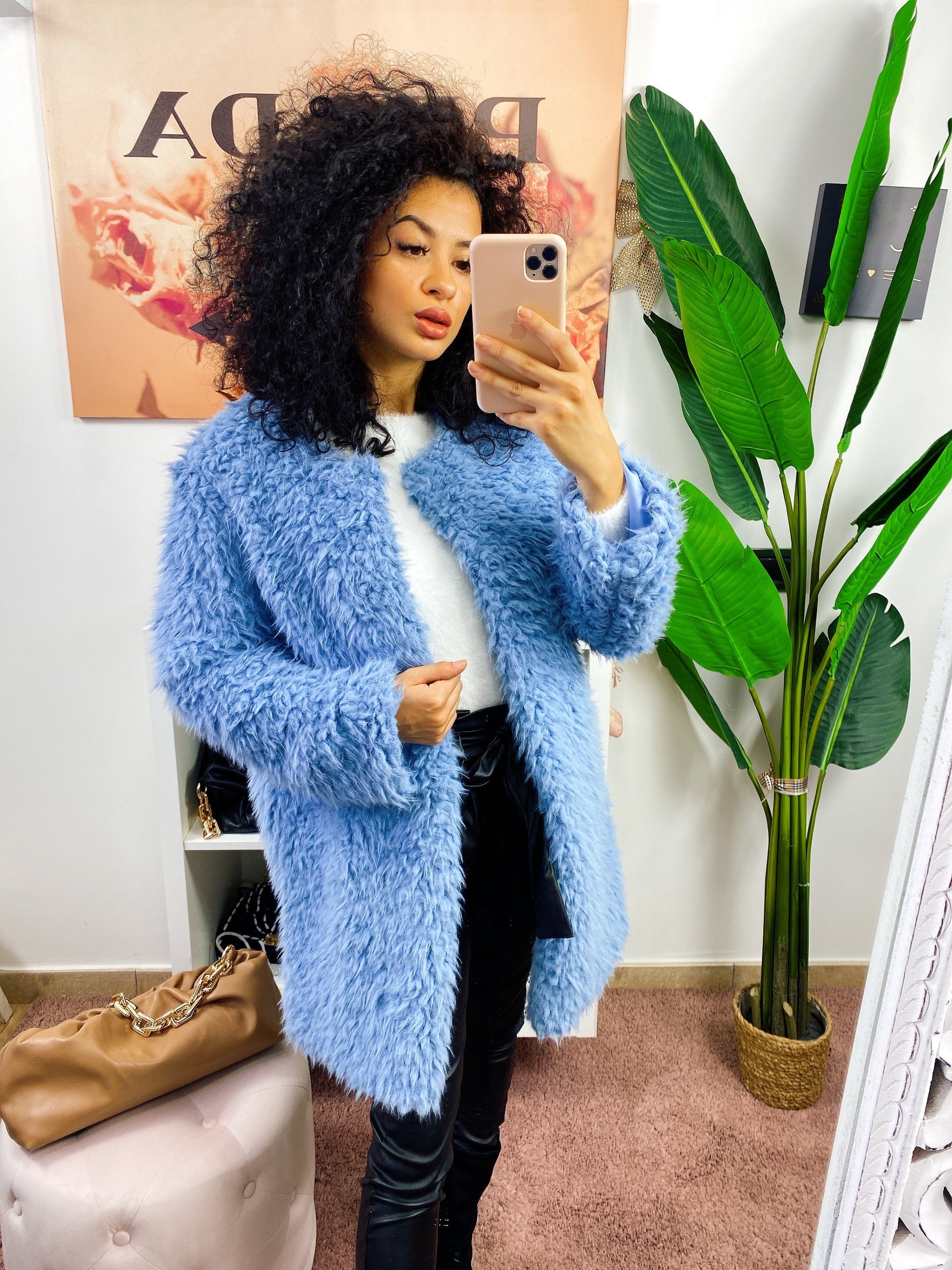 Cappotto con pelo