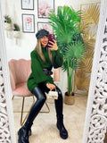 Maxi maglione Verde militare
