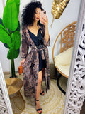 Maxi cardigan a fantasia