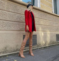 Cappotto autumn Rosso