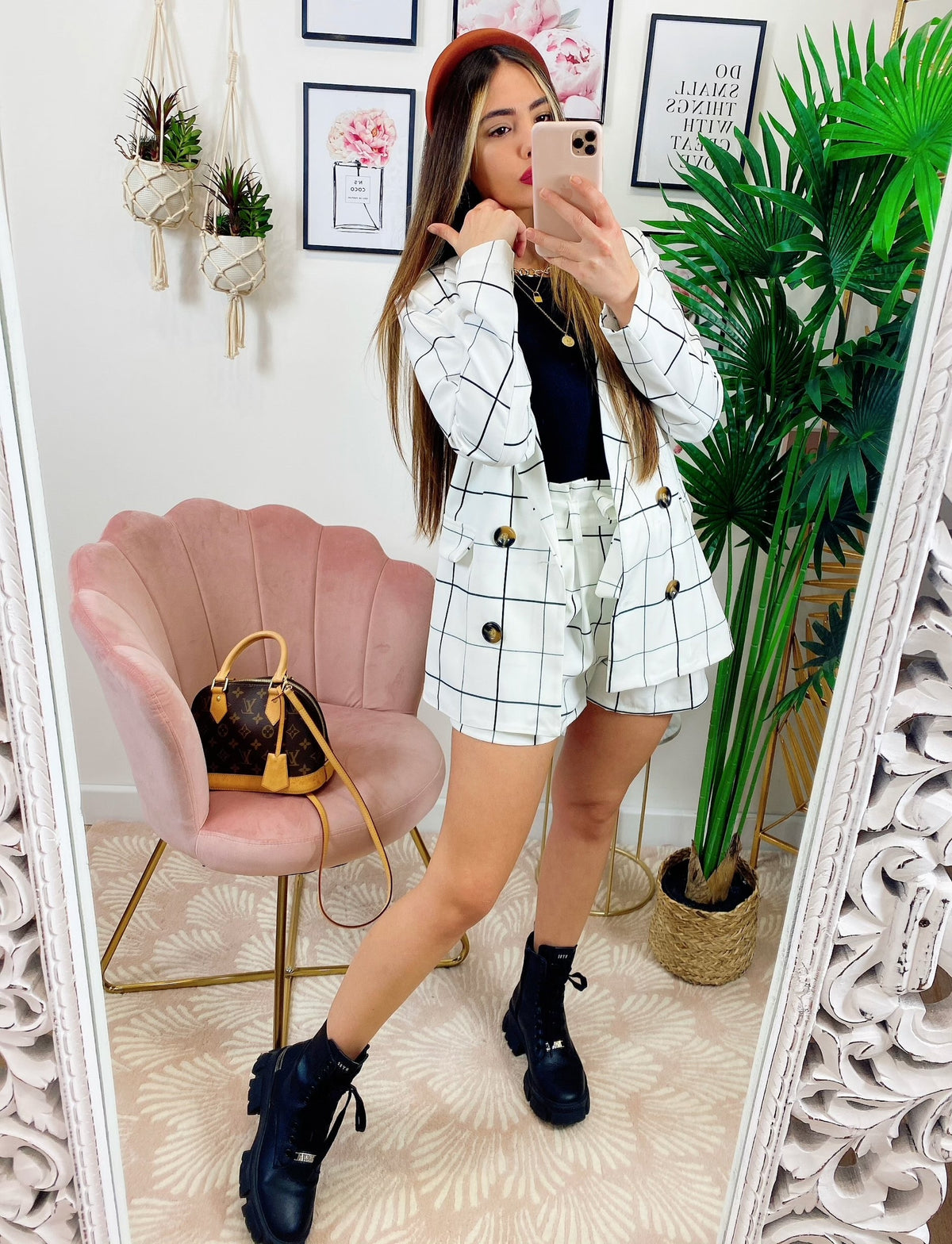Completo Giacca e Short Bianco