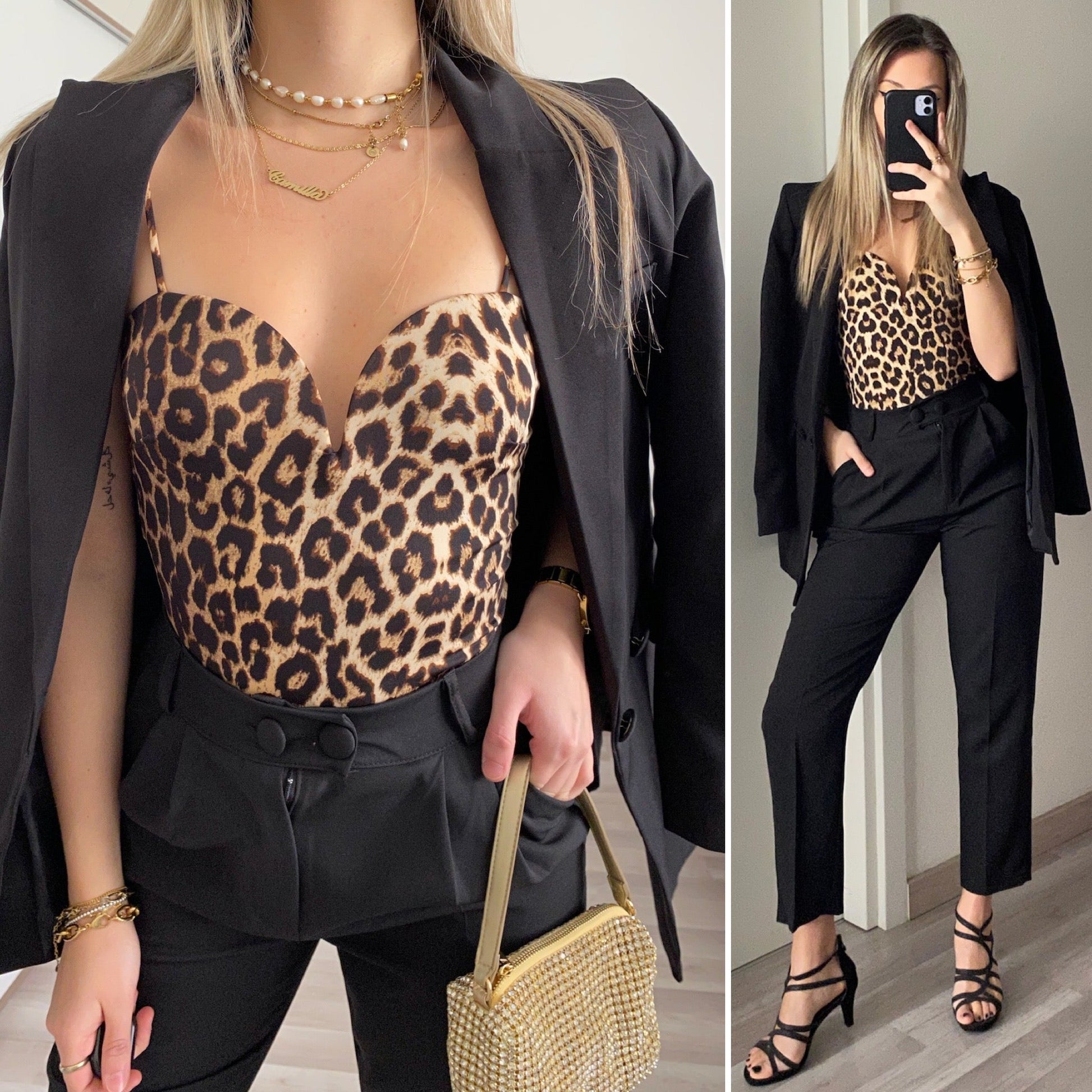 Completo giacca e pantalone nero