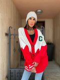Maglione California rosso