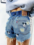 Short Levi’s Vintage con stampa topolino bagno medio