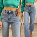 Jeans con strass