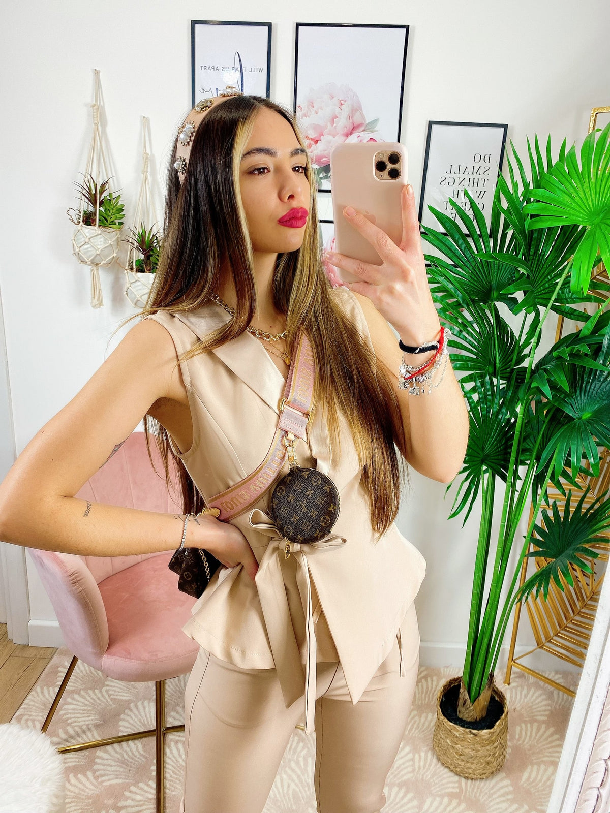 Completo pantalone e Gilet con fiocco