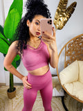 Set tuta sportiva colours rosa