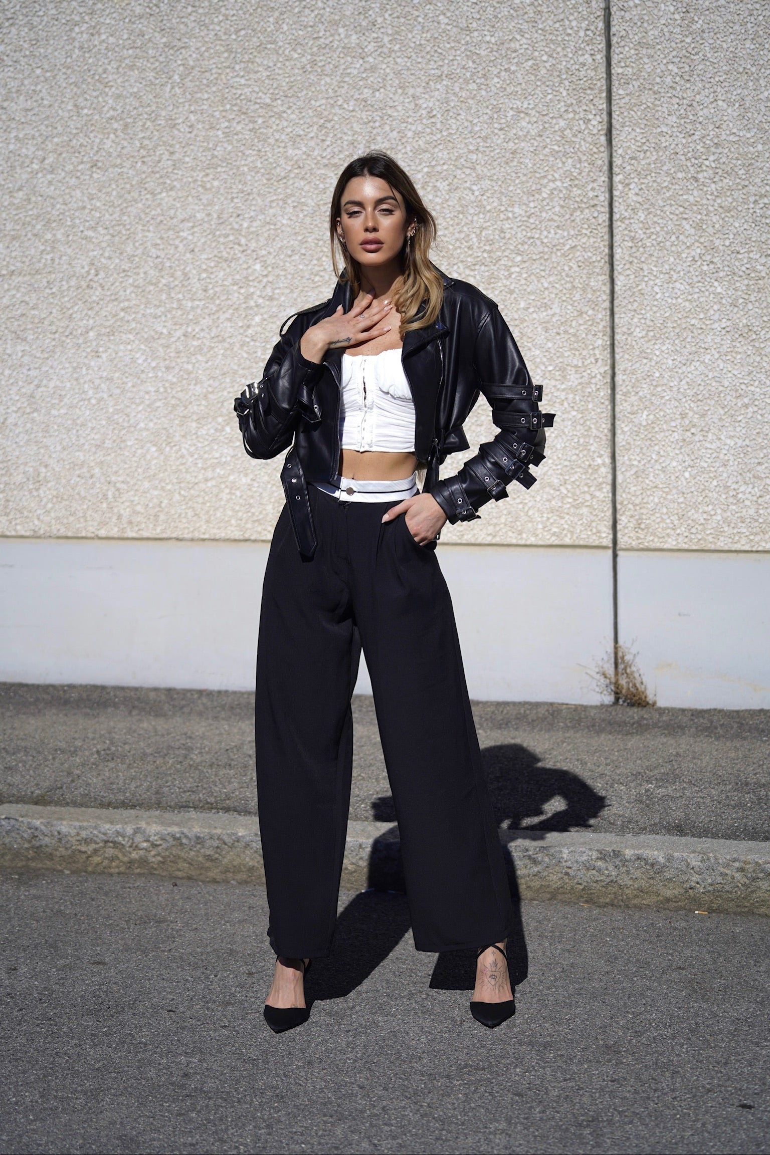 Pantalone basic nero